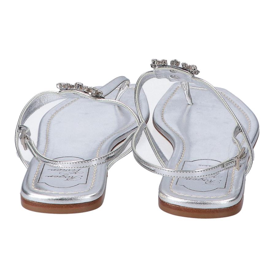 美品 Roger Vivier ビジュースリングバック トングサンダル 38.5 美品 Roger Vivier ロジェヴィヴィエ ビジュー スリングバック トング