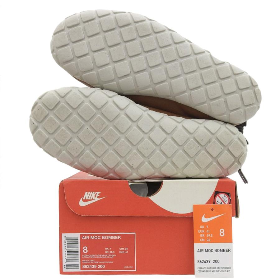 NIKE（ナイキ） 美品 レザー エアモック ボンバー スリッポン シューズ