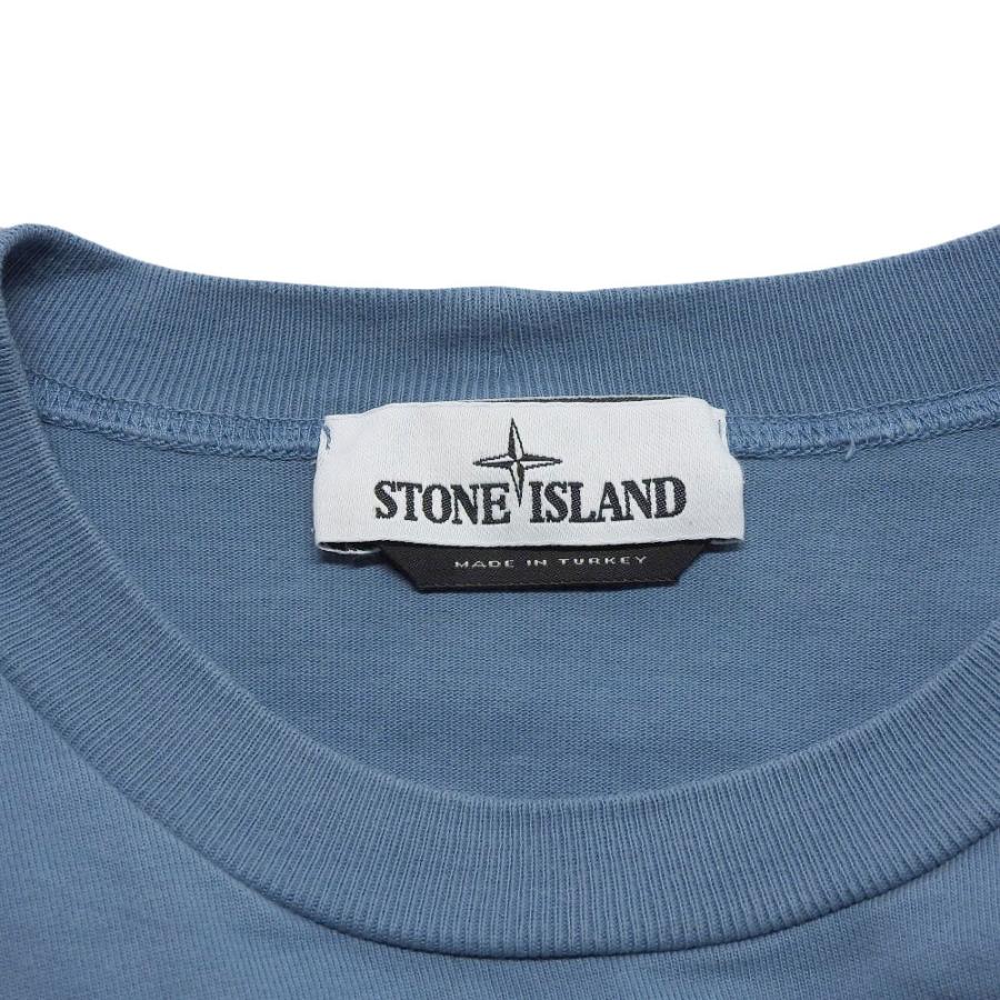 美品 STONE ISLAND ストーンアイランド ロゴパッチ ガーメントダイ