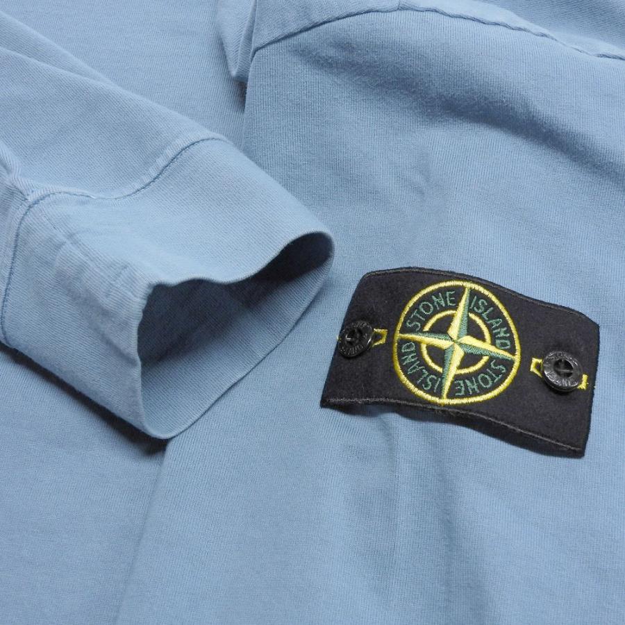 美品 STONE ISLAND ストーンアイランド ロゴパッチ ガーメントダイ