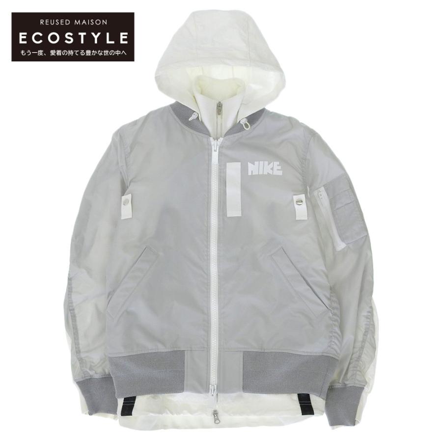 NIKE ナイキ ×Sacai レイヤード ボンバー ジャケット レディース NIKE ナイキ ×Sacai レイヤード ボンバー ジャケット レディース