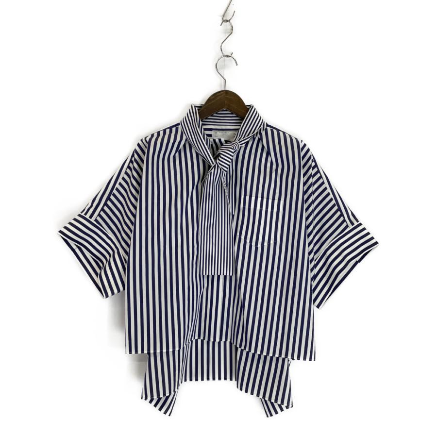 sacai 美品/23年製 サカイ 23-06527 THOMAS MASON ストライプ sacai 美品/23年製 サカイ 23-06527 THOMAS MASON ストライプ