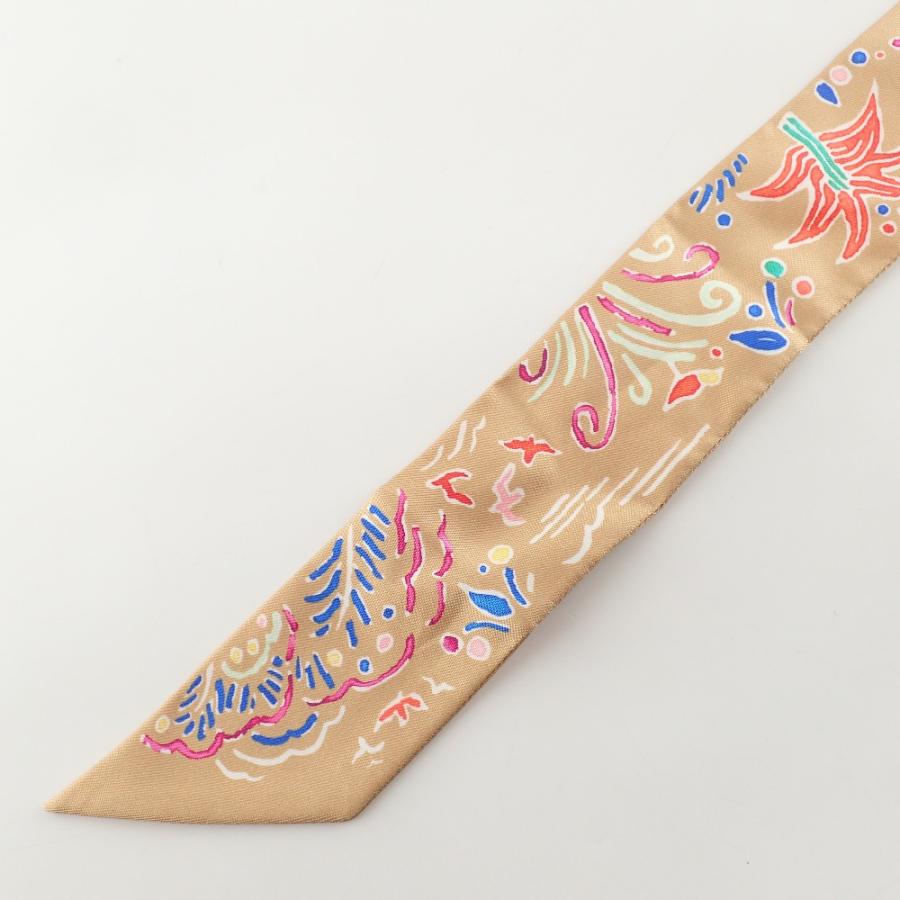 美品 HERMES エルメス H063755S ISOLA DI PRIMAVERA 春の島 シルク100 