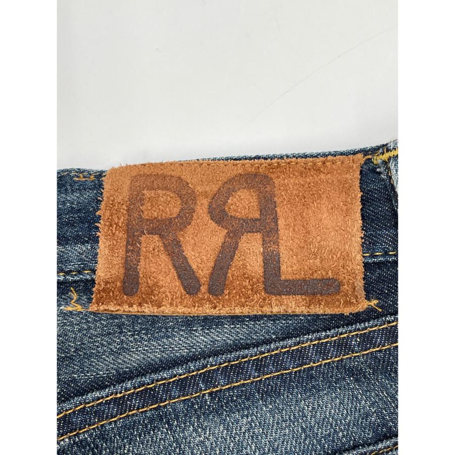 RRL ブラックデニム ボタンフライ　コーデュロイ M~Lサイズ 32 RRL ダブルアールエル 782504838028 インディゴ ボタンフライ
