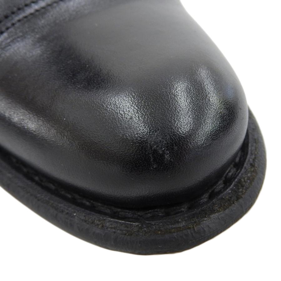 パラブーツ Paraboot パラブーツ LORSEN チャッカブーツ シューズ メンズ ブラック レザー 6.5 060812 6.5 Paraboot パラブーツ LORSEN チャッカブーツ シューズ メンズ ブラック