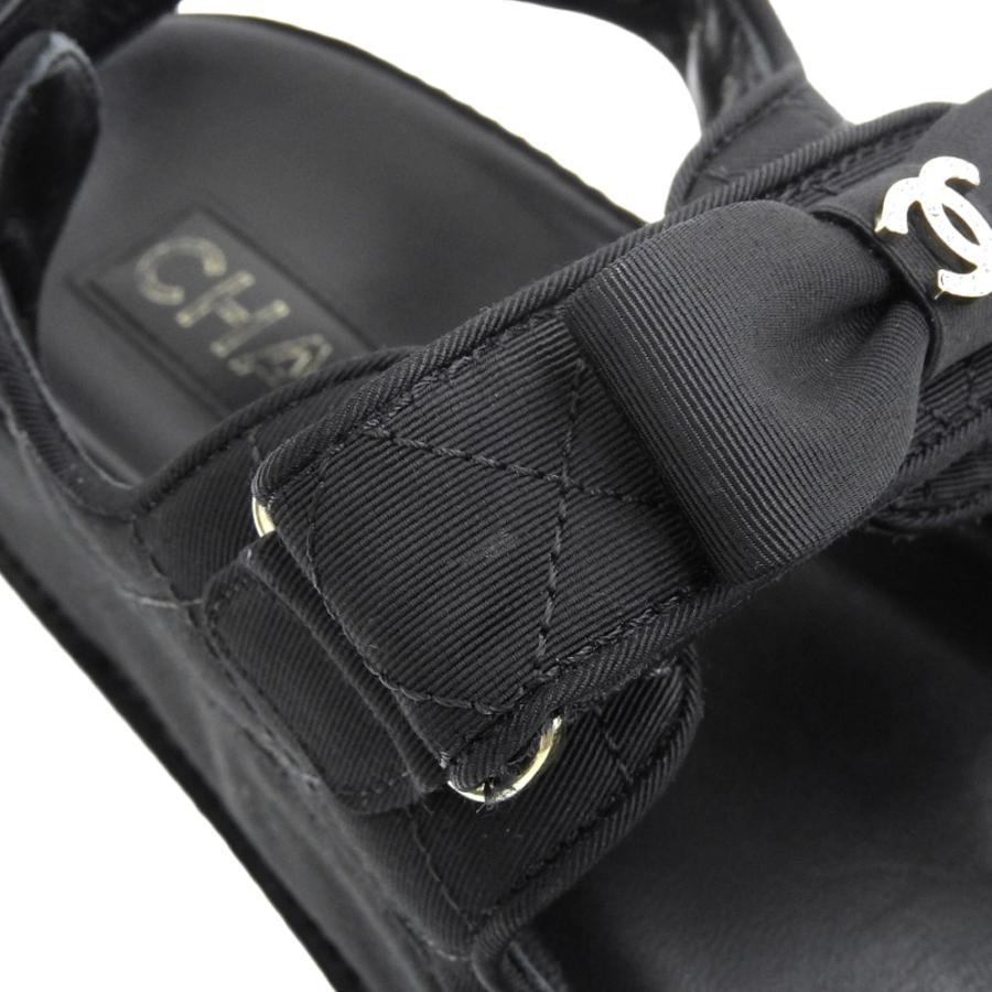 CHANEL シャネル 美品 G39820 ココマーク ラインストーン リボン CHANEL シャネル 美品 G39820 ココマーク ラインストーン リボン