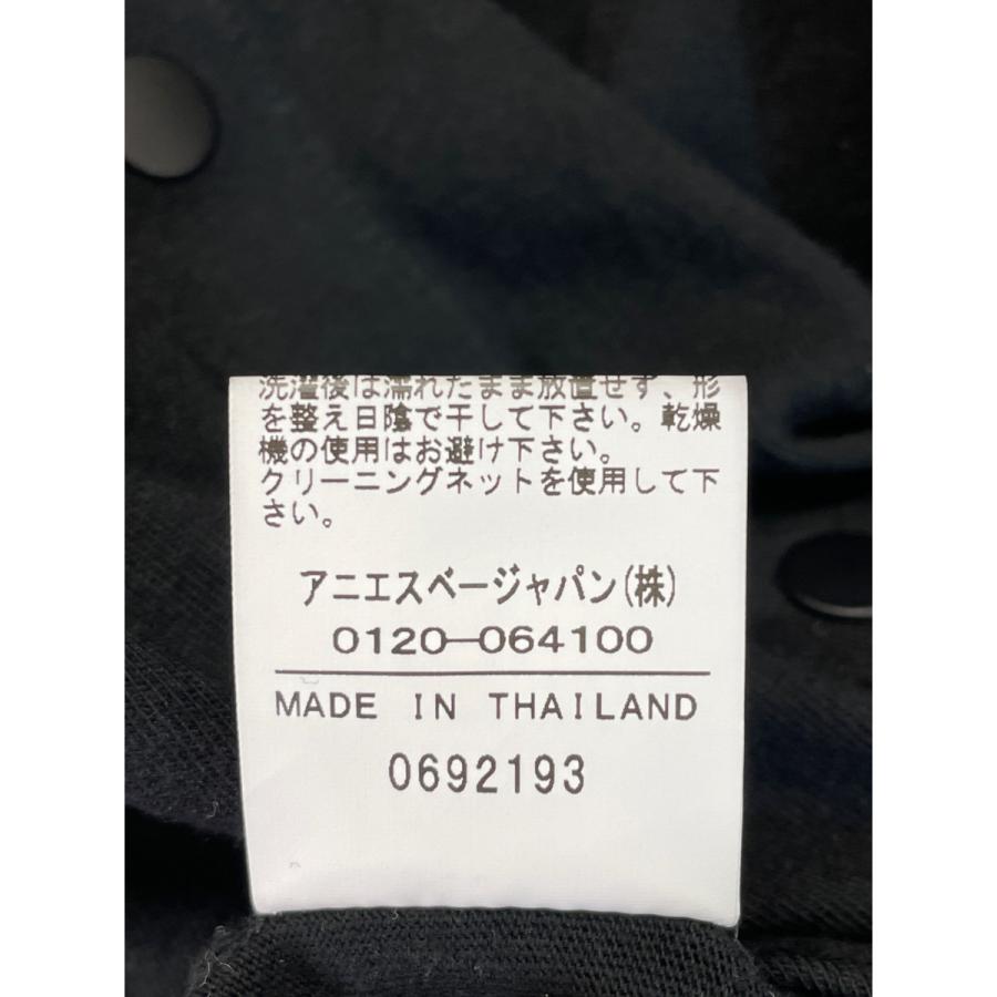 美品✨️現行タグ アニエスベー スナップボタン カーディガン 2 ブラック agnes b. アニエスベー E259J000 ブラック スナップボタンカーディガン