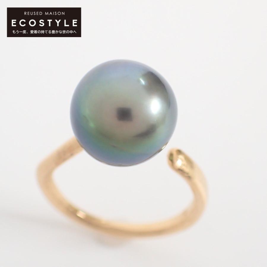 Hum ハム　ブラックパールリング　7号 Hum ハム ブラックパールリング 7号