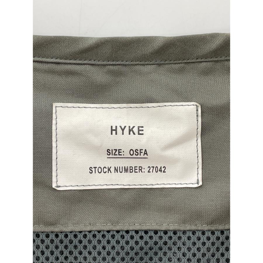HYKE ハイク 27042 カーキ ボアフリースベスト OSFA ベスト