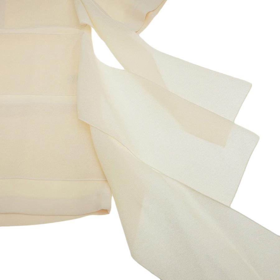 CELINE セリーヌ シルク100% バックジップ 半袖 トップス レディース  