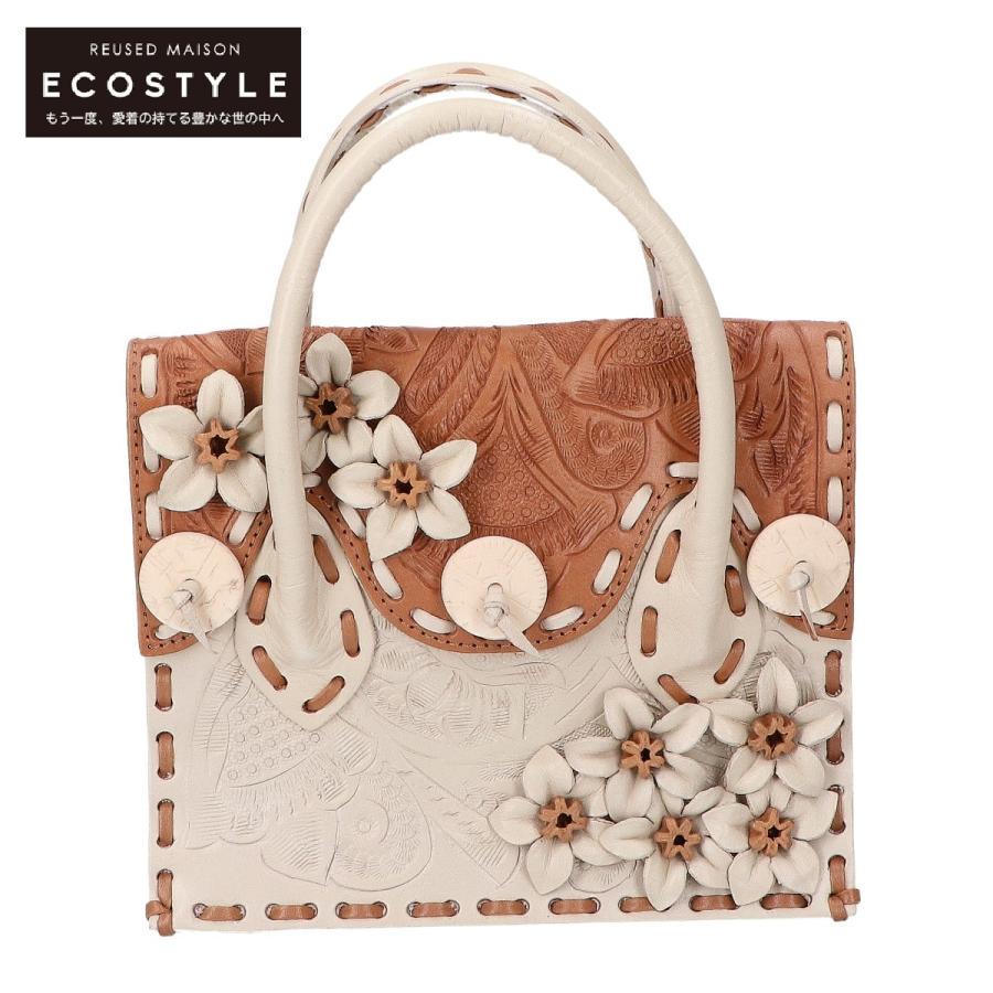 美品/ CARVING TRIBES カービングトライブス フラワーモチーフ ミニ  