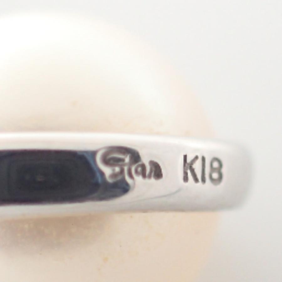美品 STAR JEWELRY スタージュエリー 2ZP1402 K18 PEARL GRAVITY
