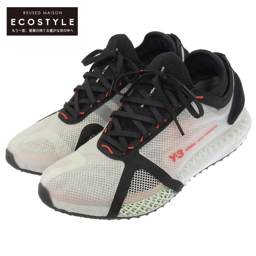美品 Y-3 ワイスリー RUNNER 4D IOW ローカット スニーカー シューズ 