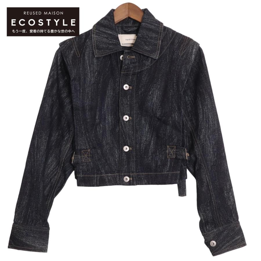 feng chen wang ジャガード クロップドジャケット feng chen wang