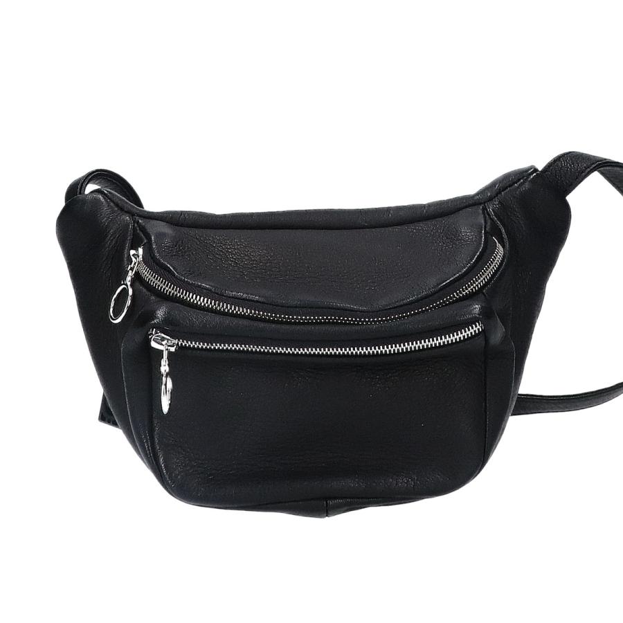 美品/ Aeta アエタ DA11 WAIST POUCH S ディアレザー ウエストバッグ
