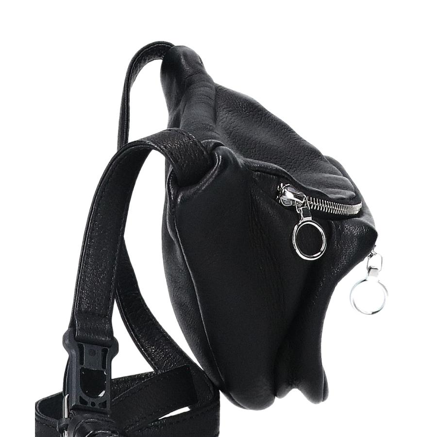 美品/ Aeta アエタ DA11 WAIST POUCH S ディアレザー ウエストバッグ