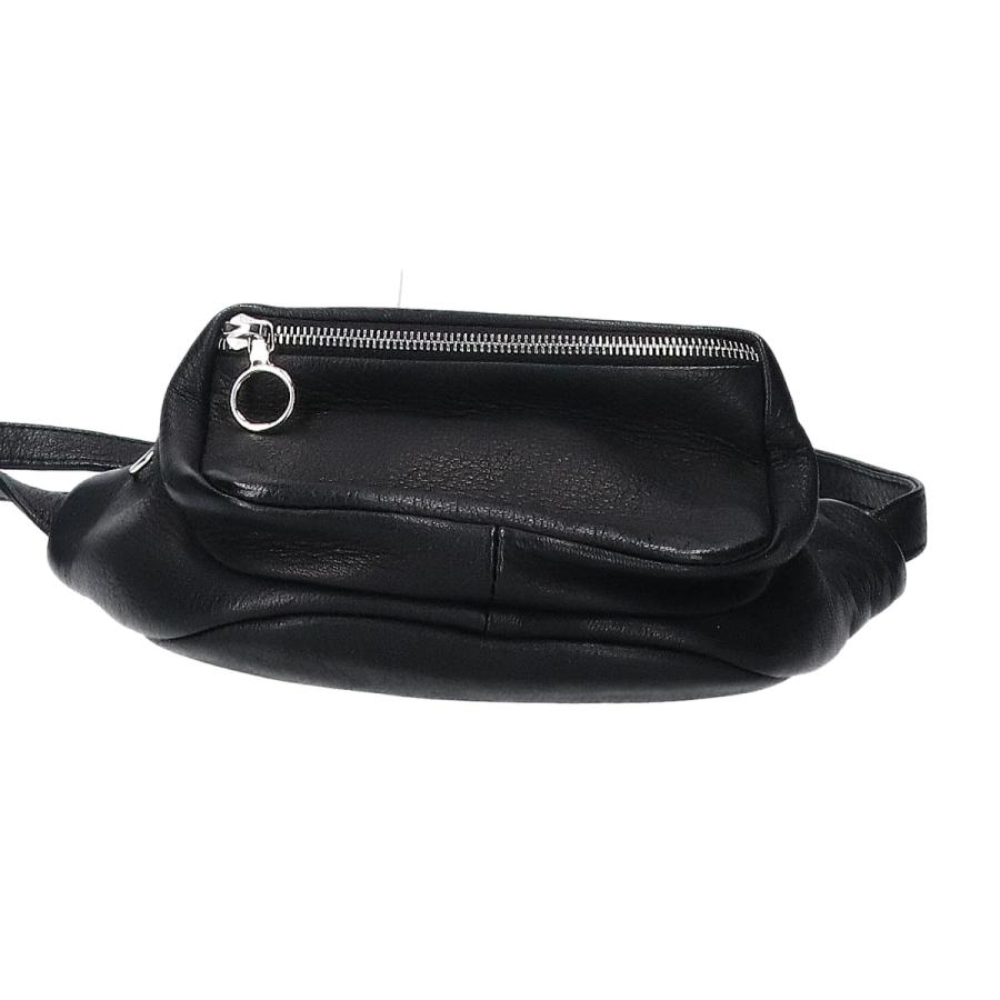 美品/ Aeta アエタ DA11 WAIST POUCH S ディアレザー ウエストバッグ