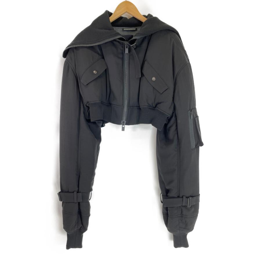 Yohji Yamamoto ヨウジヤマモト FX-J12-404 ブラック クロップド Yohji Yamamoto ヨウジヤマモト FX-J12-404 ブラック クロップド