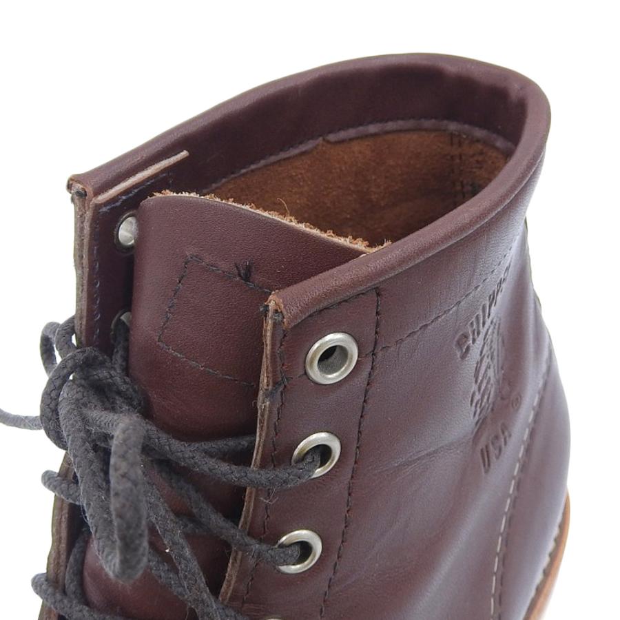 CHIPPEWA（チペワ） レザー モックトゥ ブーツ 6インチ メンズ