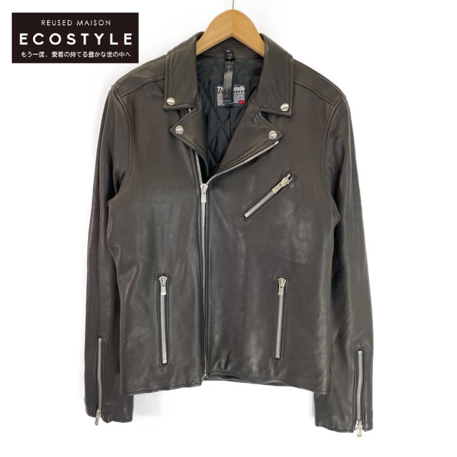 wjk ダブルジェーケー ブラック レザー シンサレート入り ライダース 