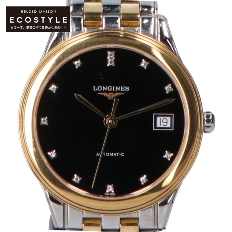 LONGINES ロンジン L4.774.3.57.7 黒文字盤 12Pダイヤインデックス 