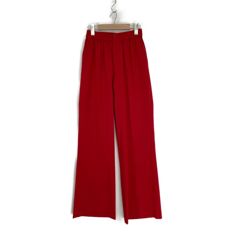 HYKE ハイク 23AW レッド イージーワイドパンツ 2 ボトムス HYKE ハイク 23AW レッド イージーワイドパンツ 2 ボトムス