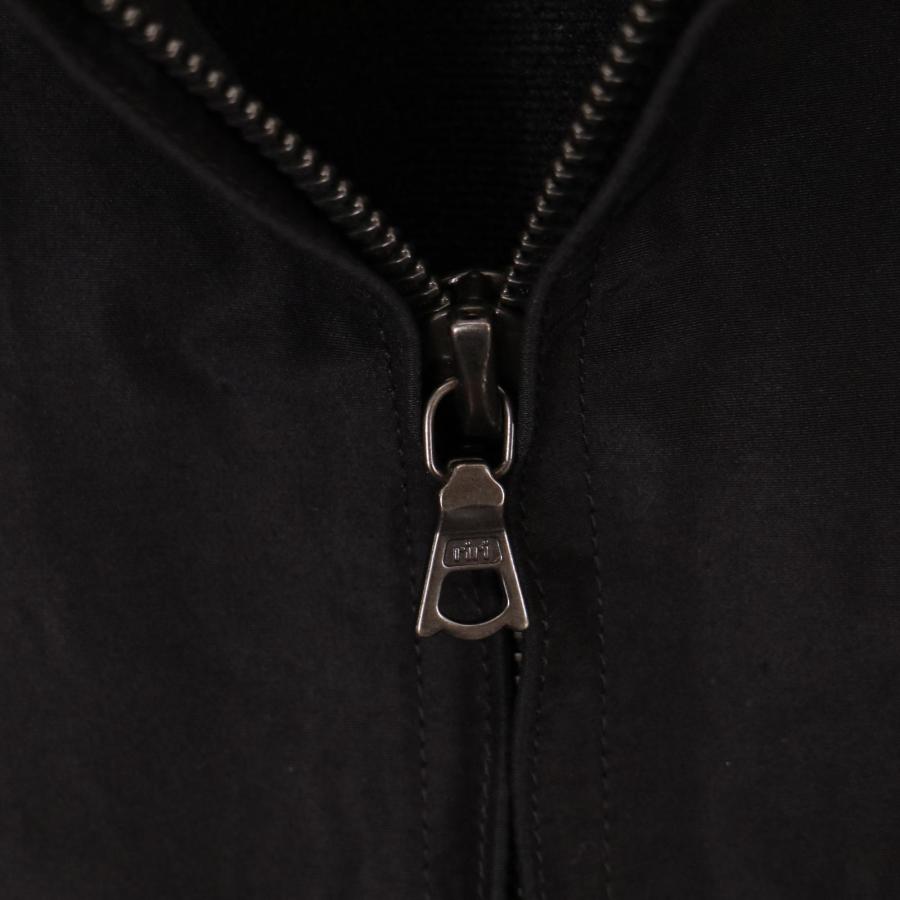 COMOLI コモリ 19SS ブラック コットンxシルク スイングトップ 2 COMOLI コモリ 19SS ブラック コットンxシルク スイングトップ 2
