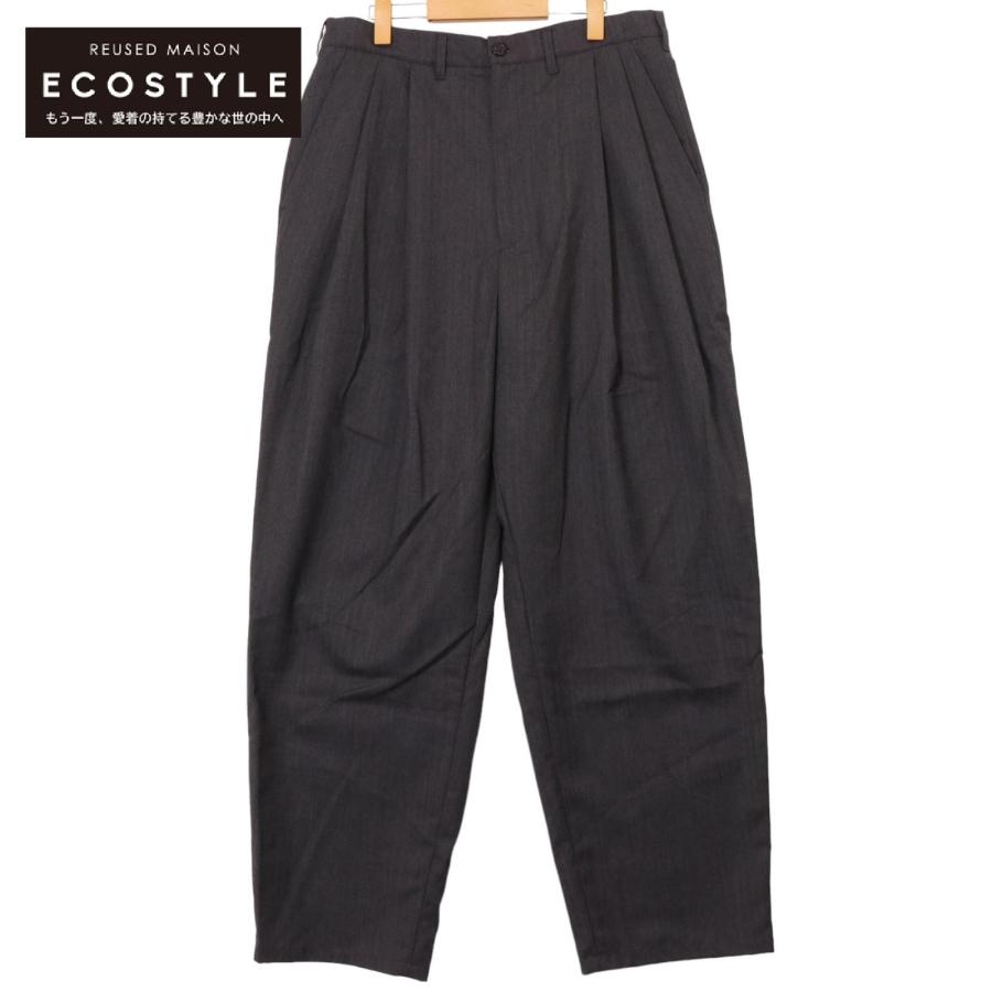 CAMIEL FORTGENS カミエルフォートヘンス ダークグレー ヘリンボーン