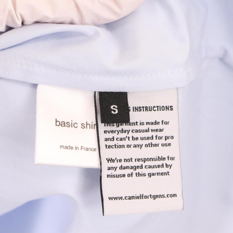 カミエル フォートヘンス 半袖シャツ CAMIEL FORTGENS カミエルフォートヘンス ライトブルー