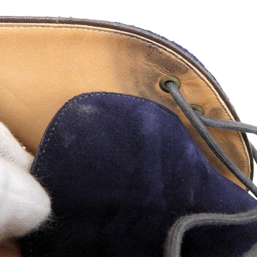 CALMANTHOLOGY カルマンソロジー ブラウン スエード チャッカブーツ CALMANTHOLOGY ダークブラウン スエード チャッカブーツ