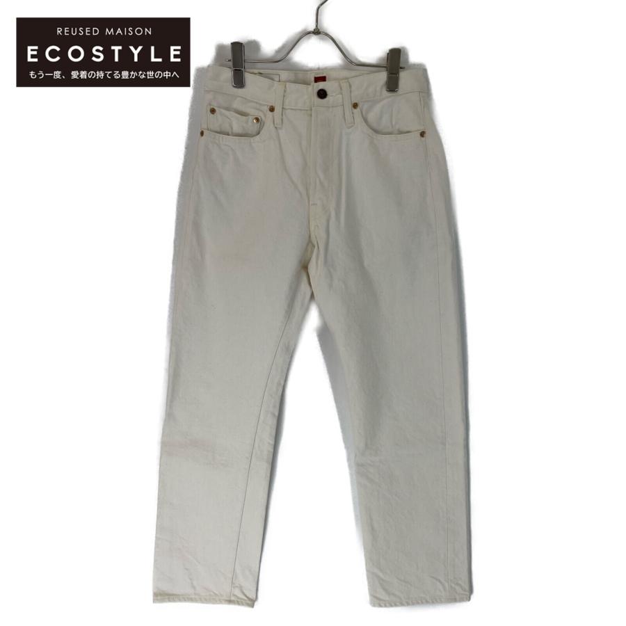 美品 Resolute 710 ホワイトデニムパンツ 31 リゾルト RESOLUTE リゾルト ホワイト 710 ストレートデニムパンツ 31 ボトムス