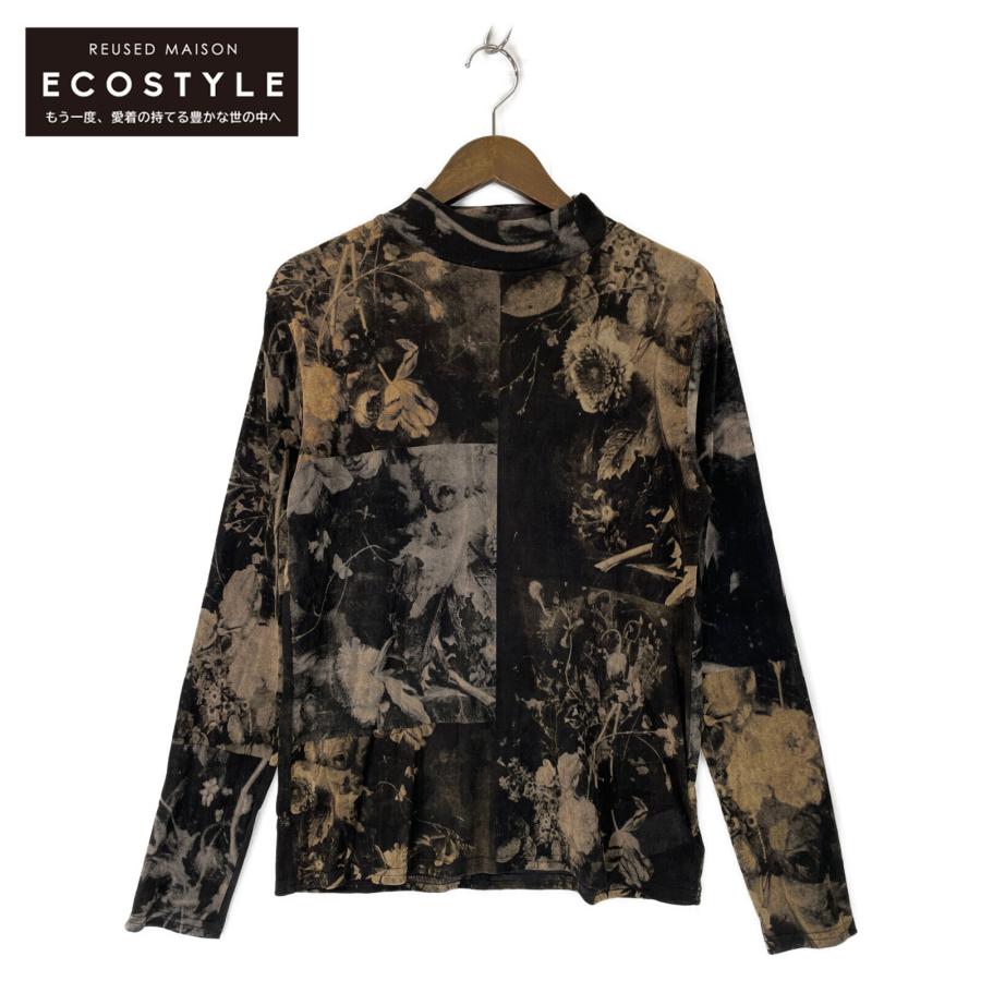AMERI アメリ ブラック UND FOREIGN BOOK FLOCKY TOP F トップス 