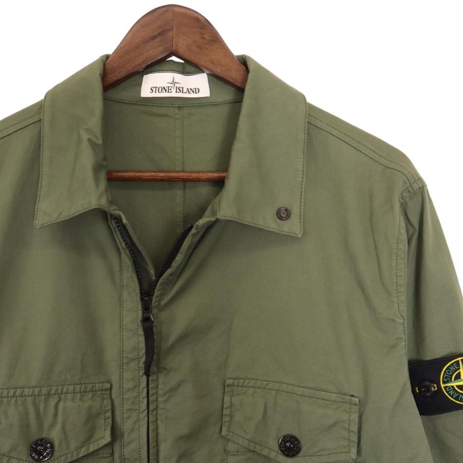 STONE ISLAND ストーンアイランド 21AW 751510610 カーキ ジップアップ