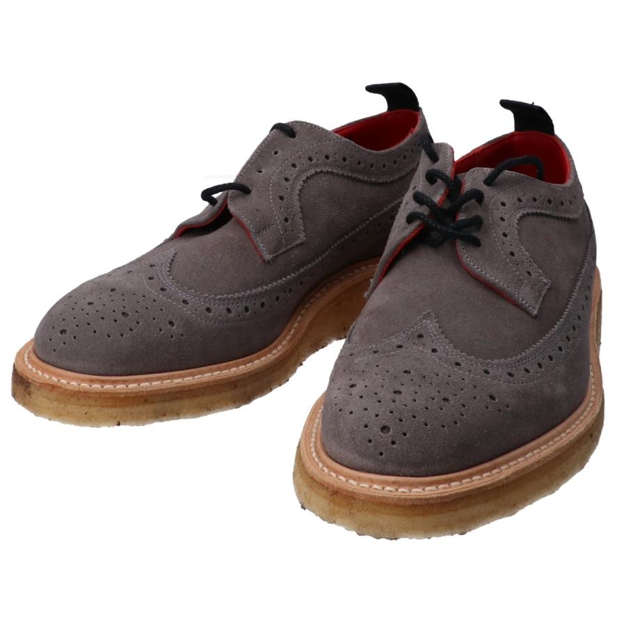 Tricker's（トリッカーズ） 美品 4xxc別注 M7626 スエード クレープ