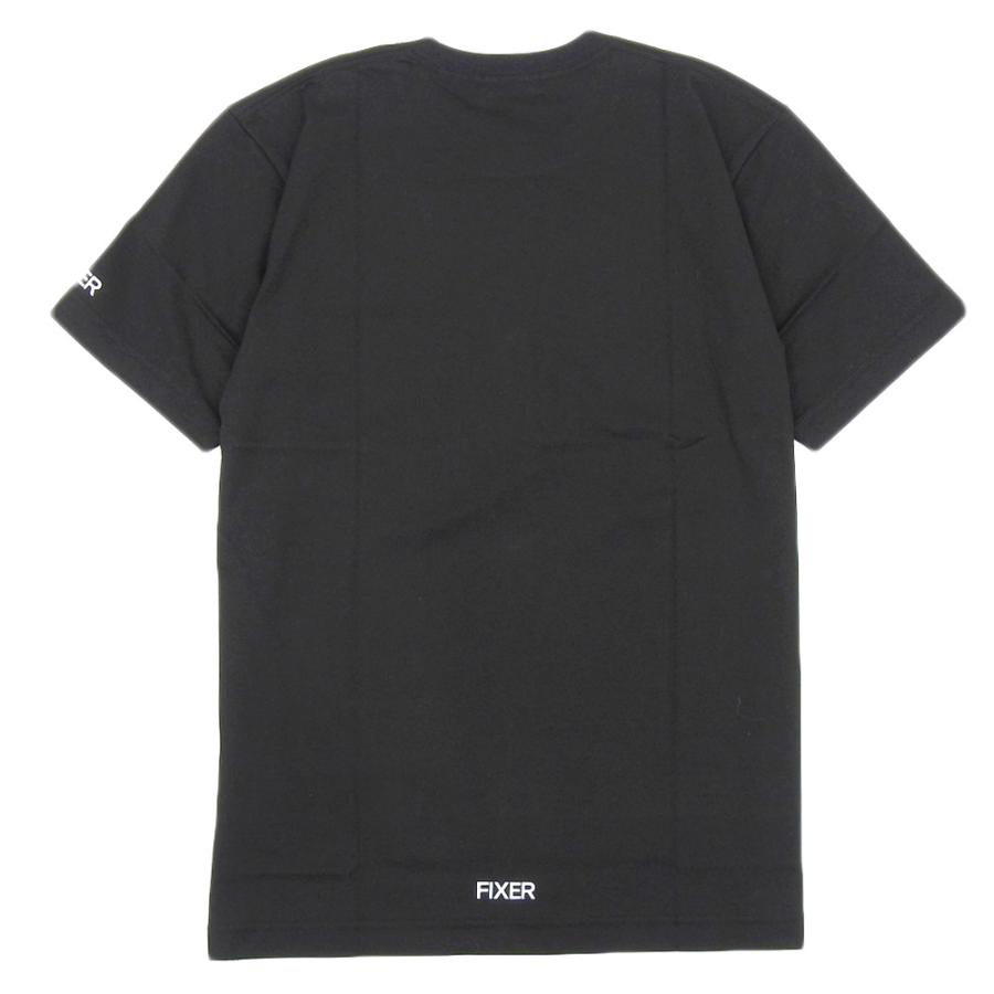 美品 FIXER フィクサー コットン100% 2 Print 胸ポケット 半袖 Tシャツ  