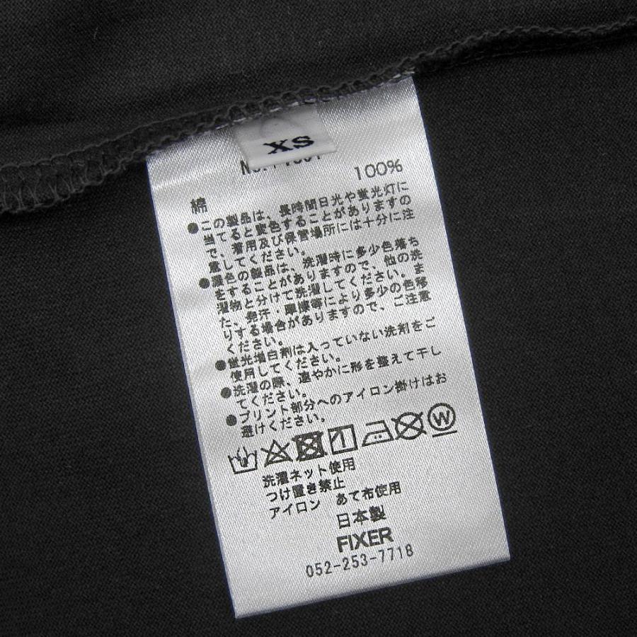 美品 FIXER フィクサー コットン100% 2 Print 胸ポケット 半袖 Tシャツ  