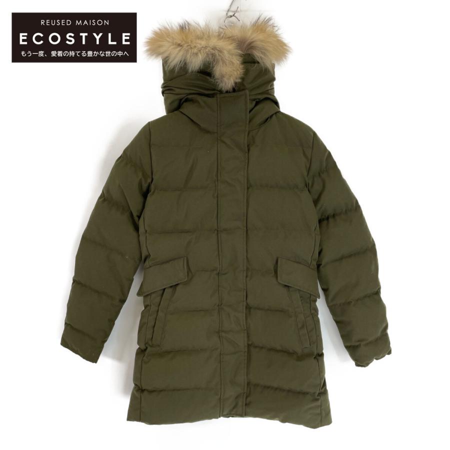 Pyrenex（ピレネックス） カーキ グルノーブル ファー付き ダウン