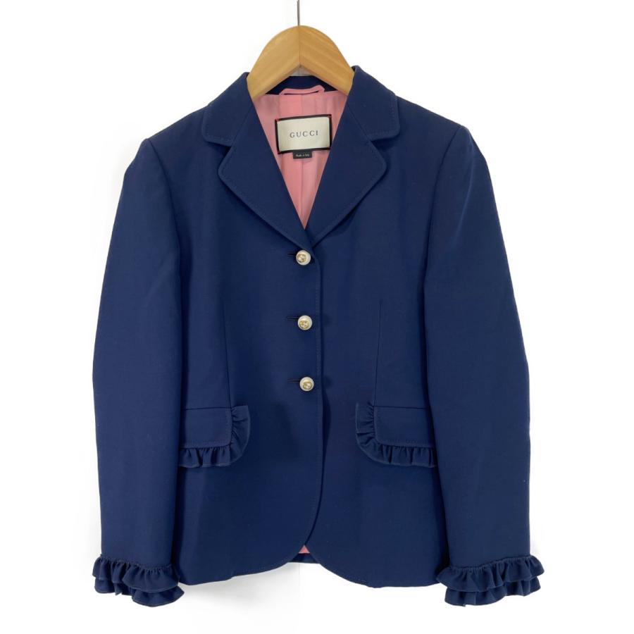 GUCCIレディースネイビージャケット