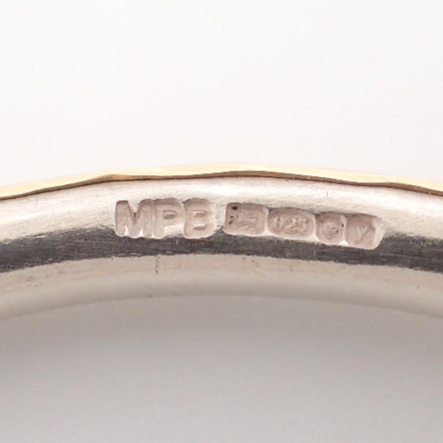 MALCOLM BETTS マルコムベッツ K22×925 3Pダイヤチャーム コンビ MALCOLM BETTS マルコムベッツ K22×925 3Pダイヤチャーム コンビ
