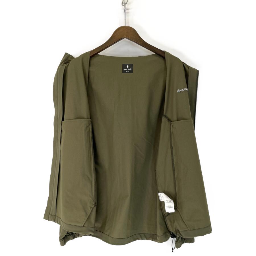 スノーピーク peak Strech Cloth Jacket カーキ snow peak（スノーピーク） カーキ STRECH CLOTH JACKET カーキ L