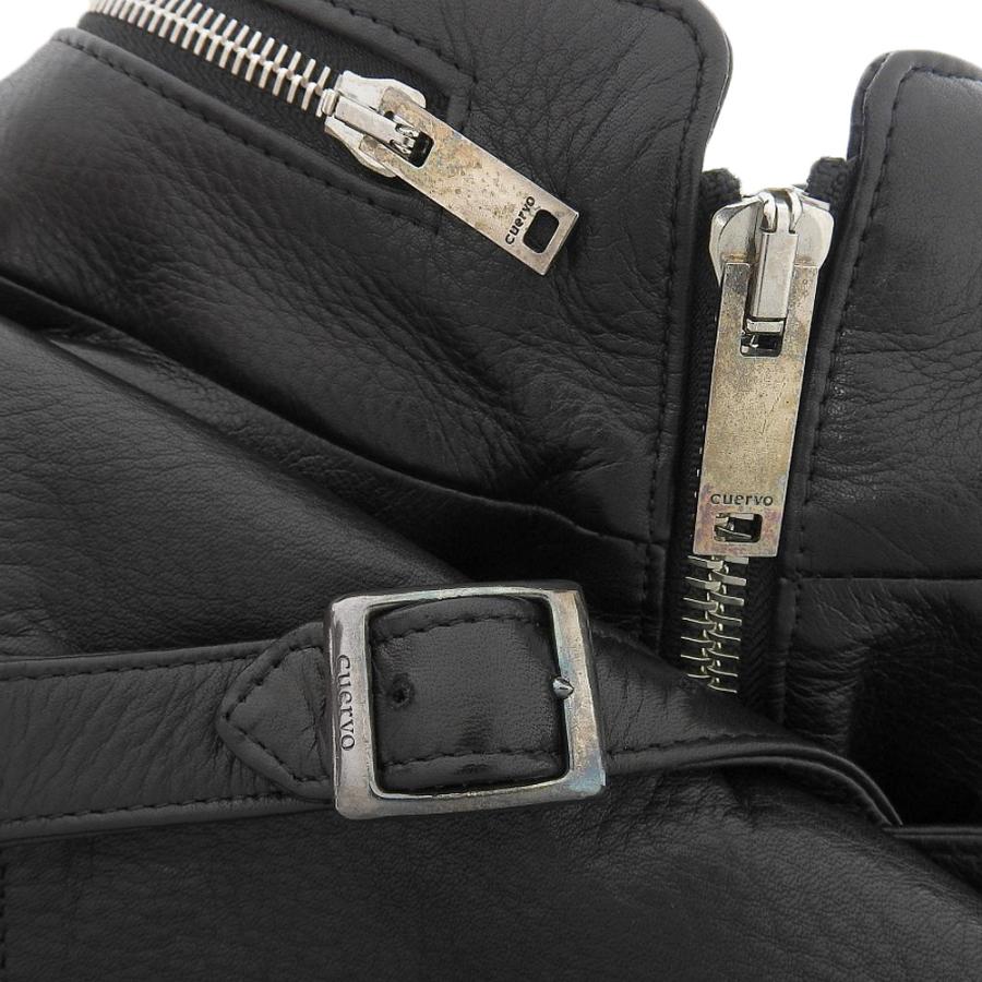 美品 cuervo bopoha クエルボ ヴァローナ レザー M-65 ジャケット