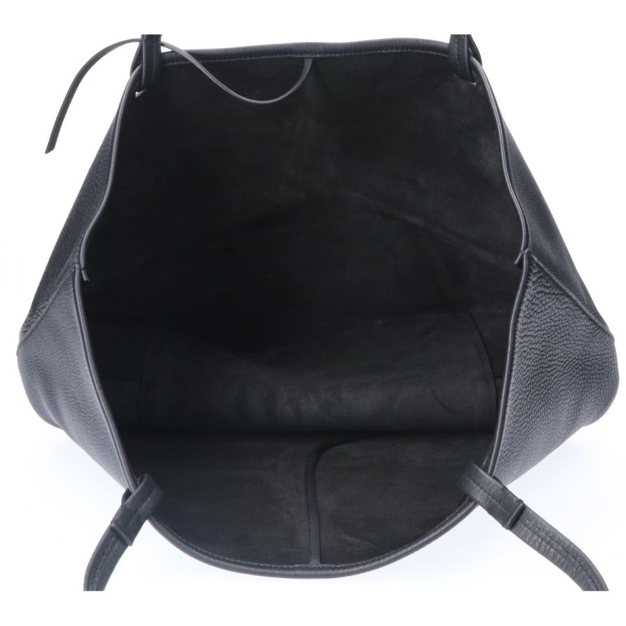 THE ROW ザ ロウ レザー パークトートスリー トートバッグ ブラック