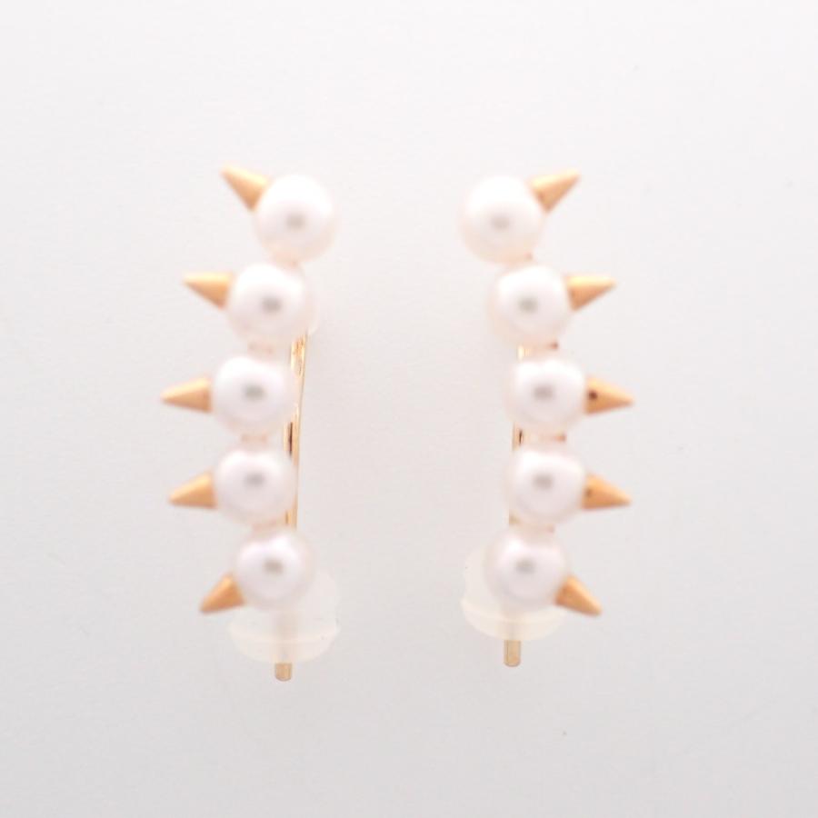 美品/ TASAKI タサキ E-4223 750YG デインジャープラス あこや真珠 