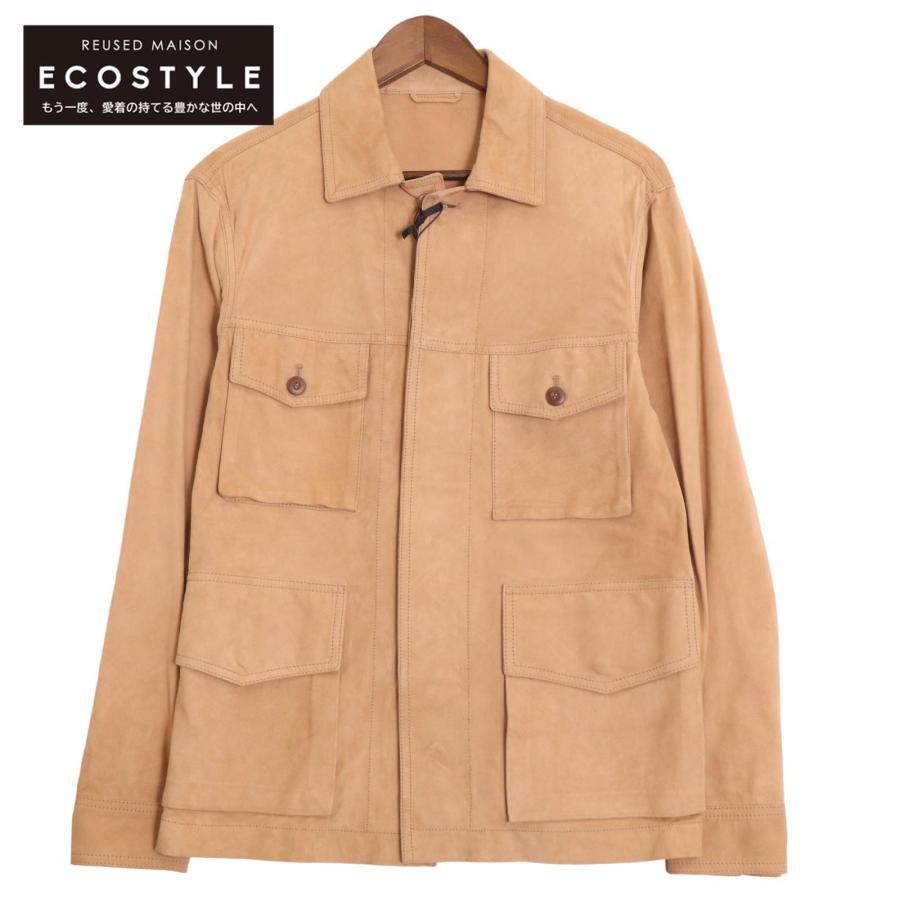 valstar バルスター ベージュ スエード サファリジャケット 46