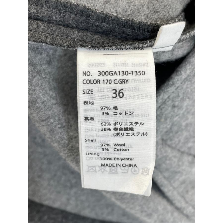 ENFOLD（エンフォルド） 23AW 300GA130-1350 グレー ウール×コットン