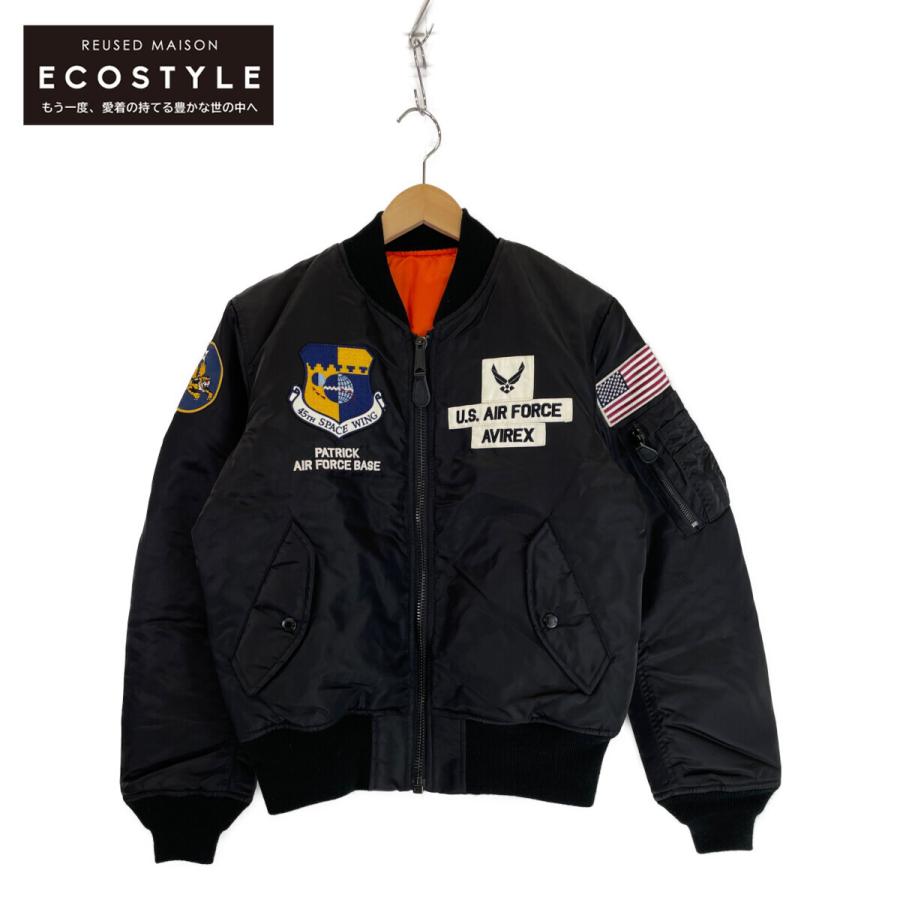 アヴィレックス 6182184 ブラック MA-1 AIR FORCE SPACE COMMAND M AVIREX（アヴィレックス） 6182184 ブラック MA-1 AIR FORCE SPACE