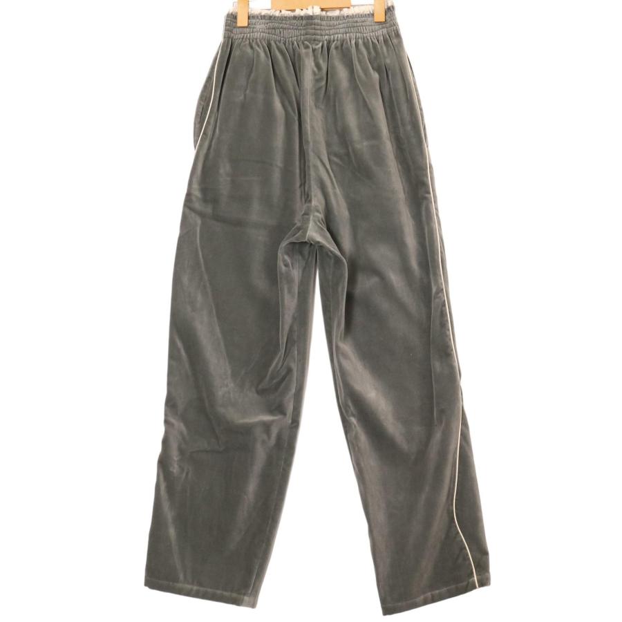 CAMIEL FORTGENS 016 グレー SWEAT PANTS サイドホワイトライン 