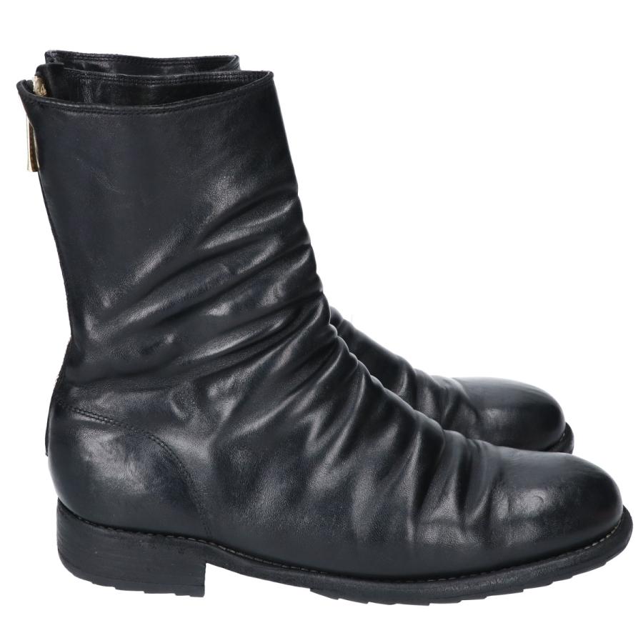 Guidi グイディ 988 ホースレザー バックジップ ブーツ/ シューズ 43