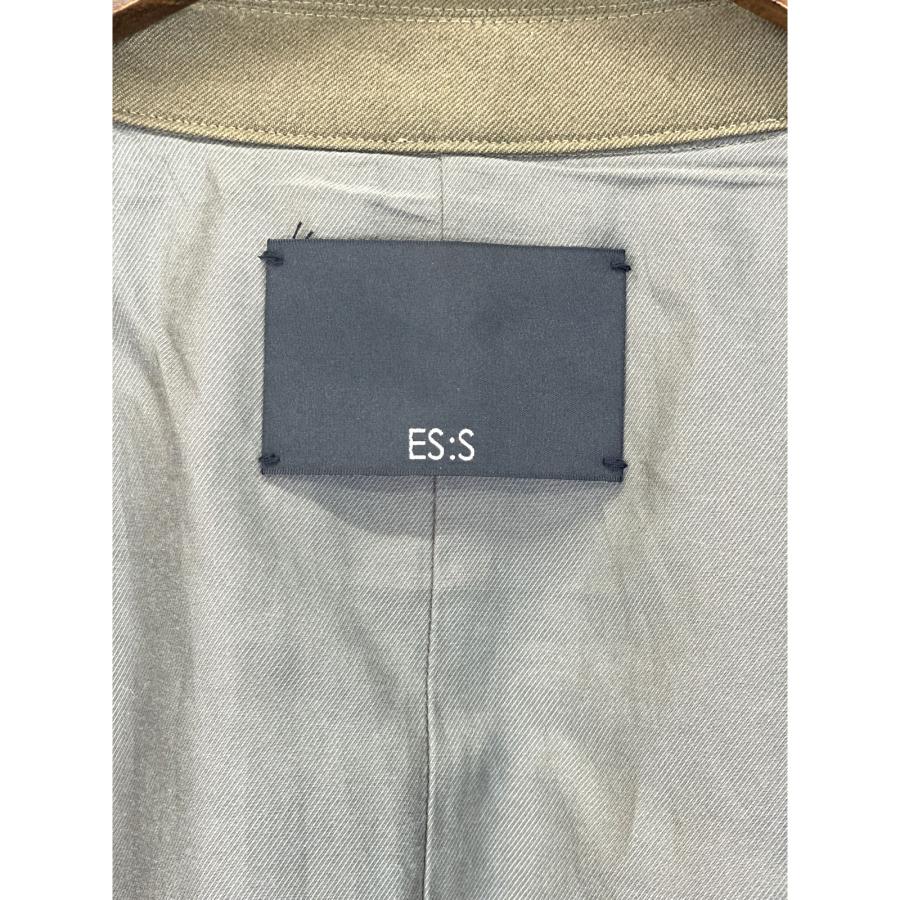 ES:S エス トレンチコート ウールサージ カーキ 4 コート ウール ES:S エス トレンチコート ウールサージ カーキ 4 コート ウール