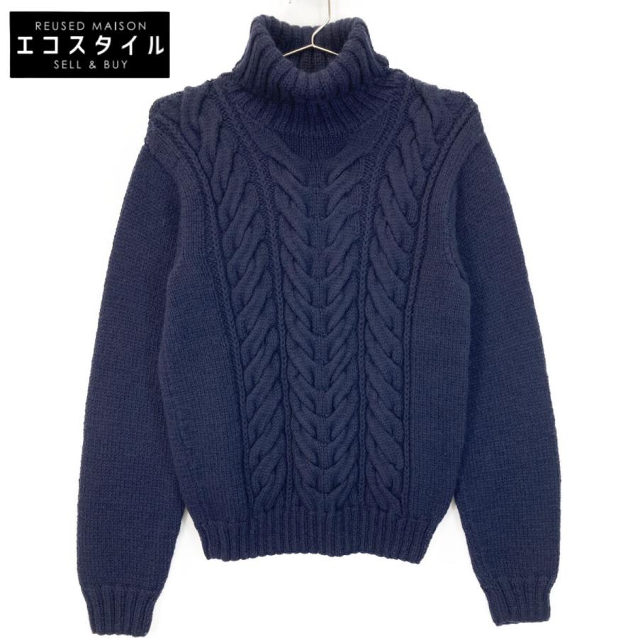BROOKS BROTHERS（ブルックスブラザーズ） ネイビー アルパカ ケーブル 